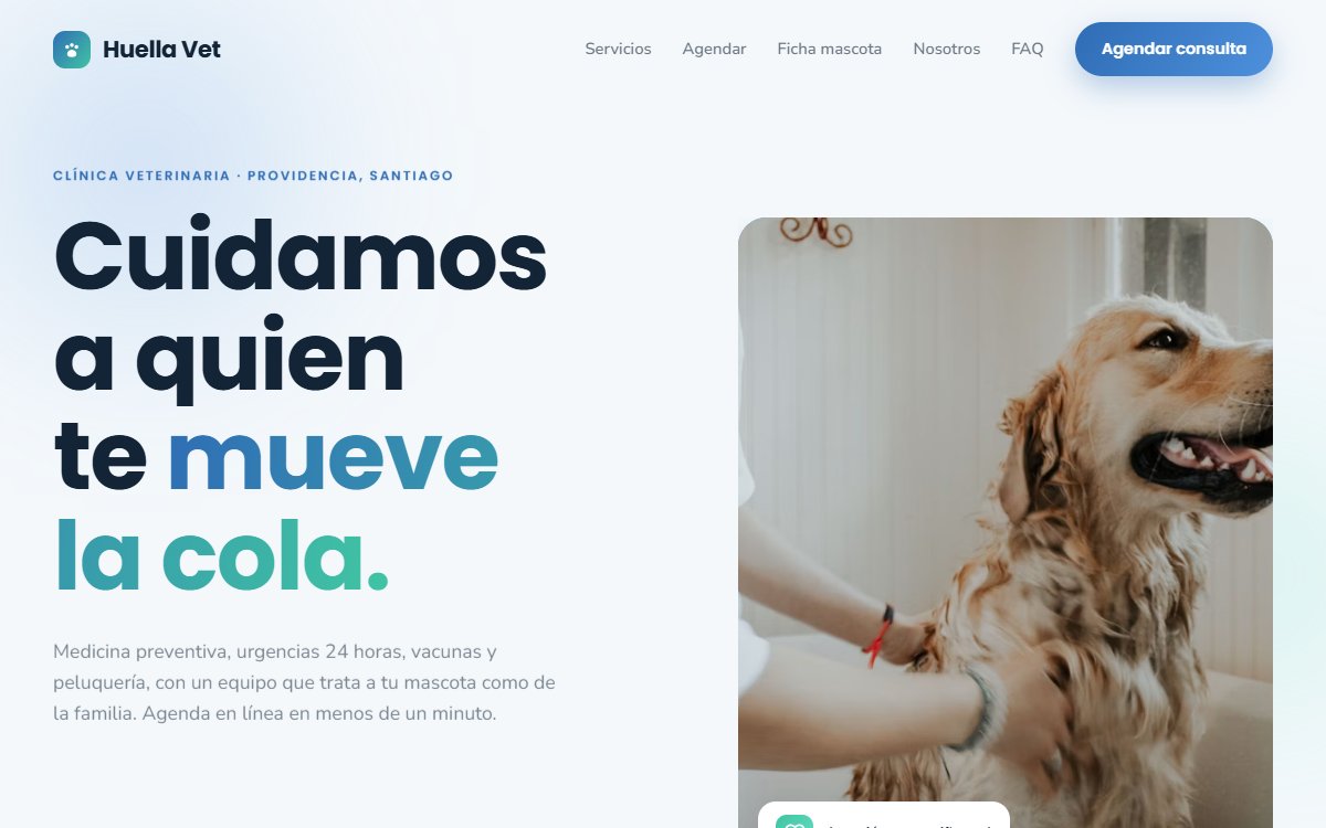 Demo web: Huella Vet (Veterinaria)
