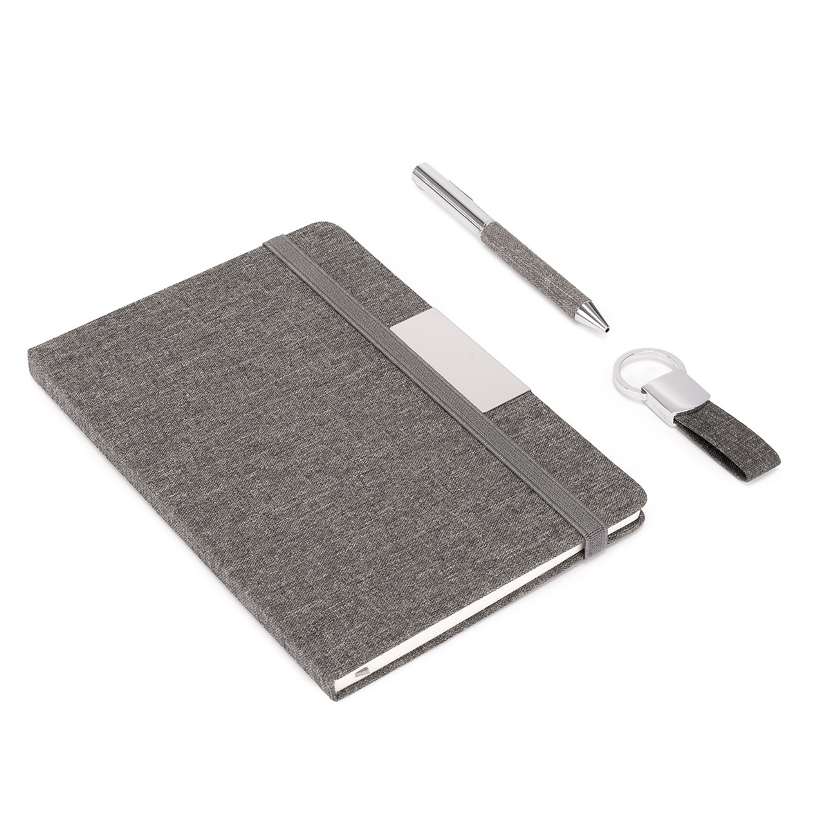 Set PARATY: Libreta de Notas, Bolígrafo y Llavero - Imagen 2