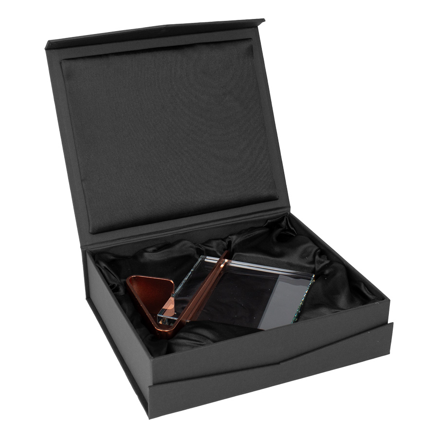 Trofeo Galvano Encobrizado de Cristal «Claim» - Imagen 3