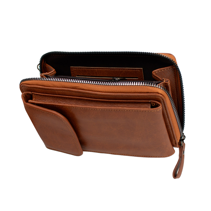 Porta-Documentos y Celular de Eco-cuero «TREVOR» 0.8L - Imagen 4