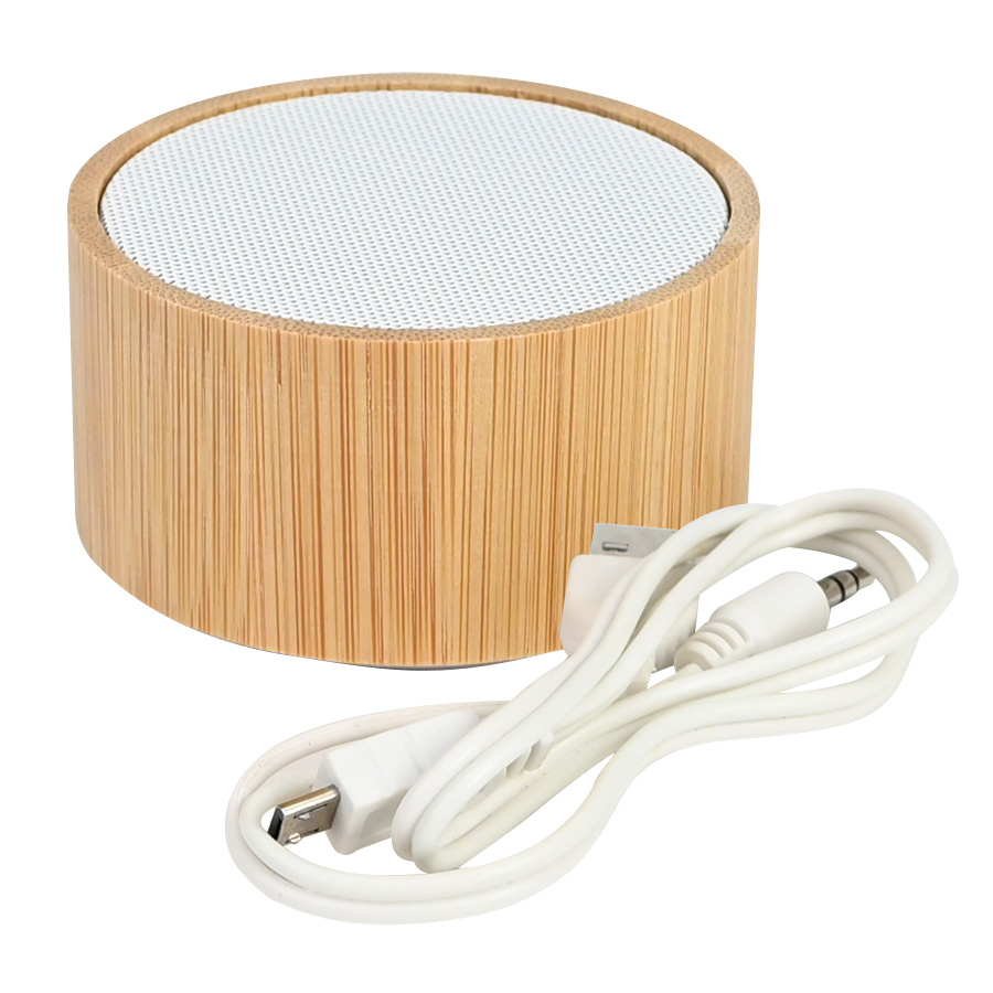 Parlante Altavoz Bluetooth de Bamboo «FLOW» - Imagen 2
