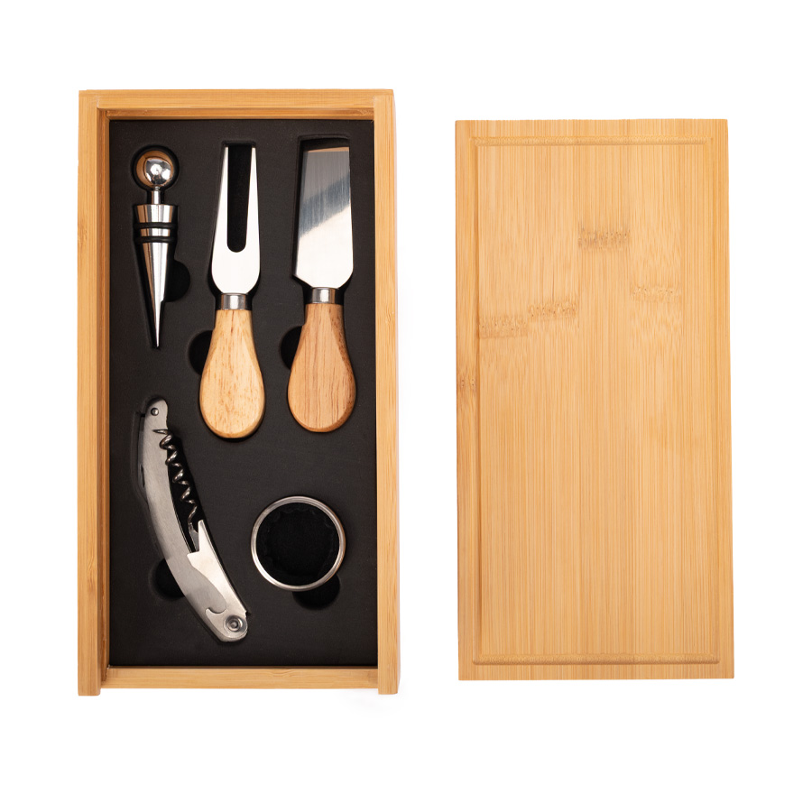 Set Wine & Cheese «FUTRONO» de Bamboo - Imagen 2