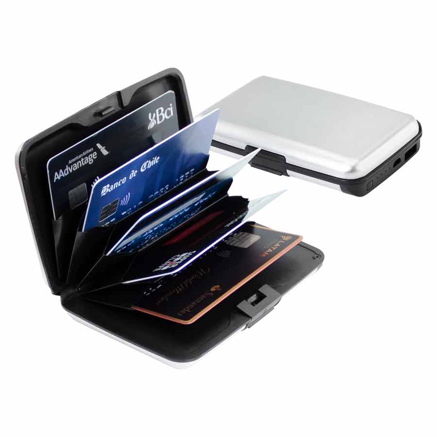 Porta-Tarjetas Anti-Clonación Power Bank - Imagen 2