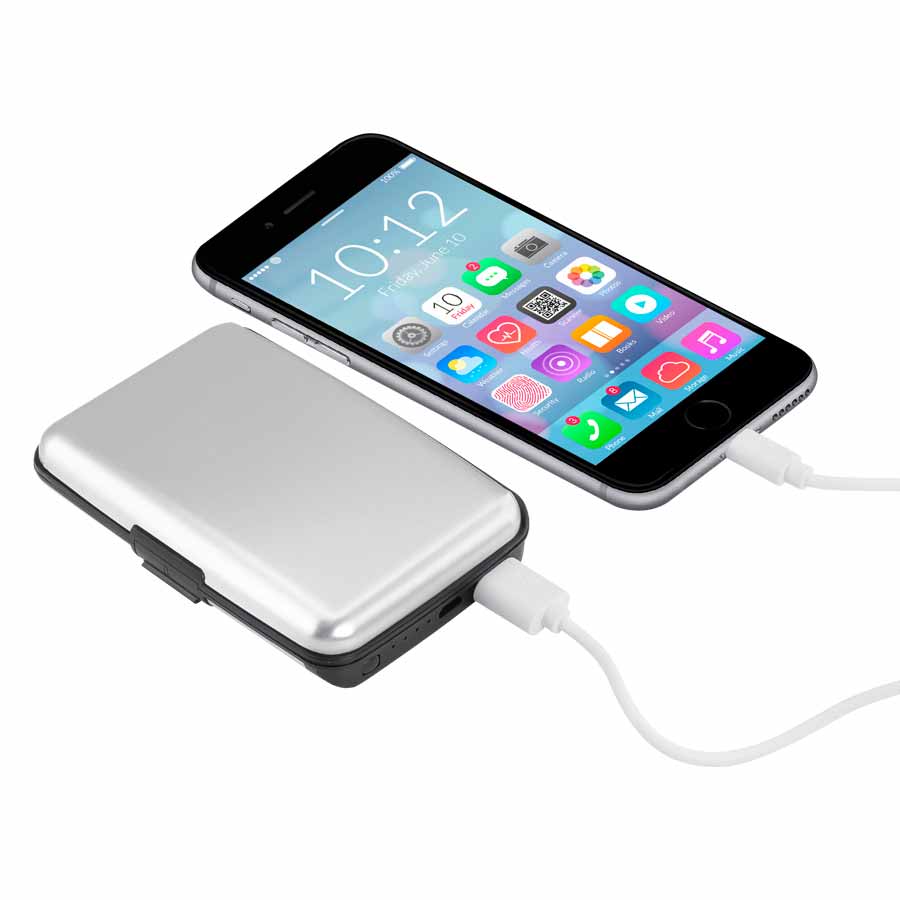 Porta-Tarjetas Anti-Clonación Power Bank - Imagen 3