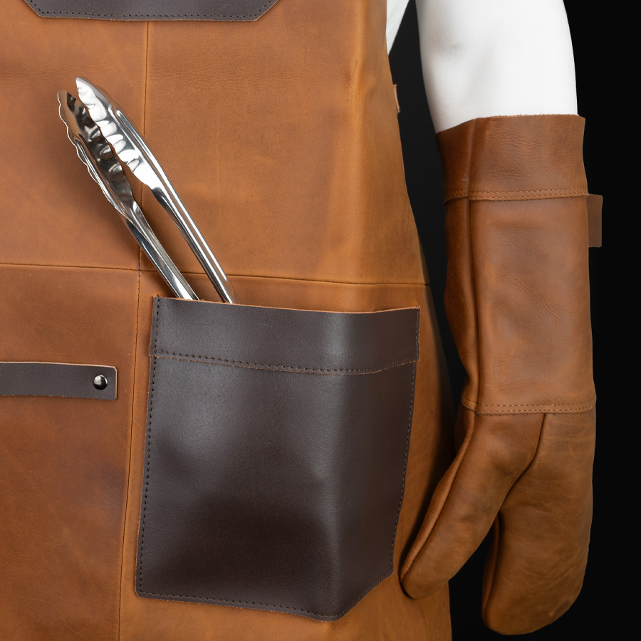 Set Asador de Cuero de Búfalo - Imagen 4