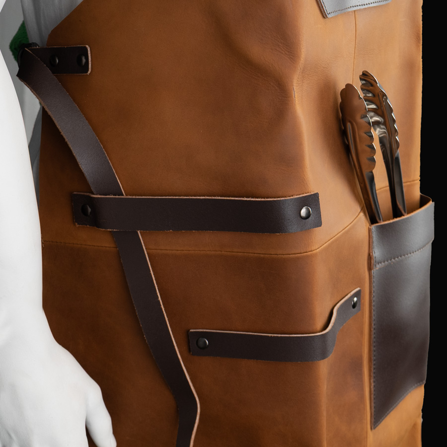 Set Asador de Cuero de Búfalo - Imagen 3