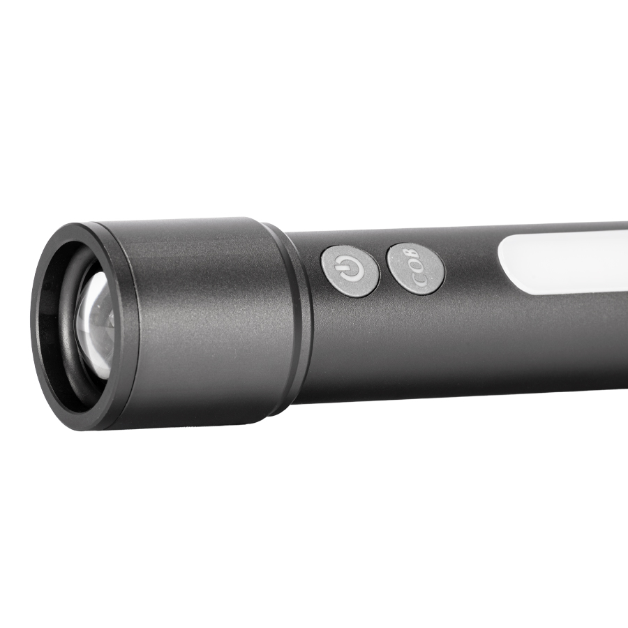 USB Linterna Táctica y lámpara recargable «HOOK» 15-en-1 - Imagen 4