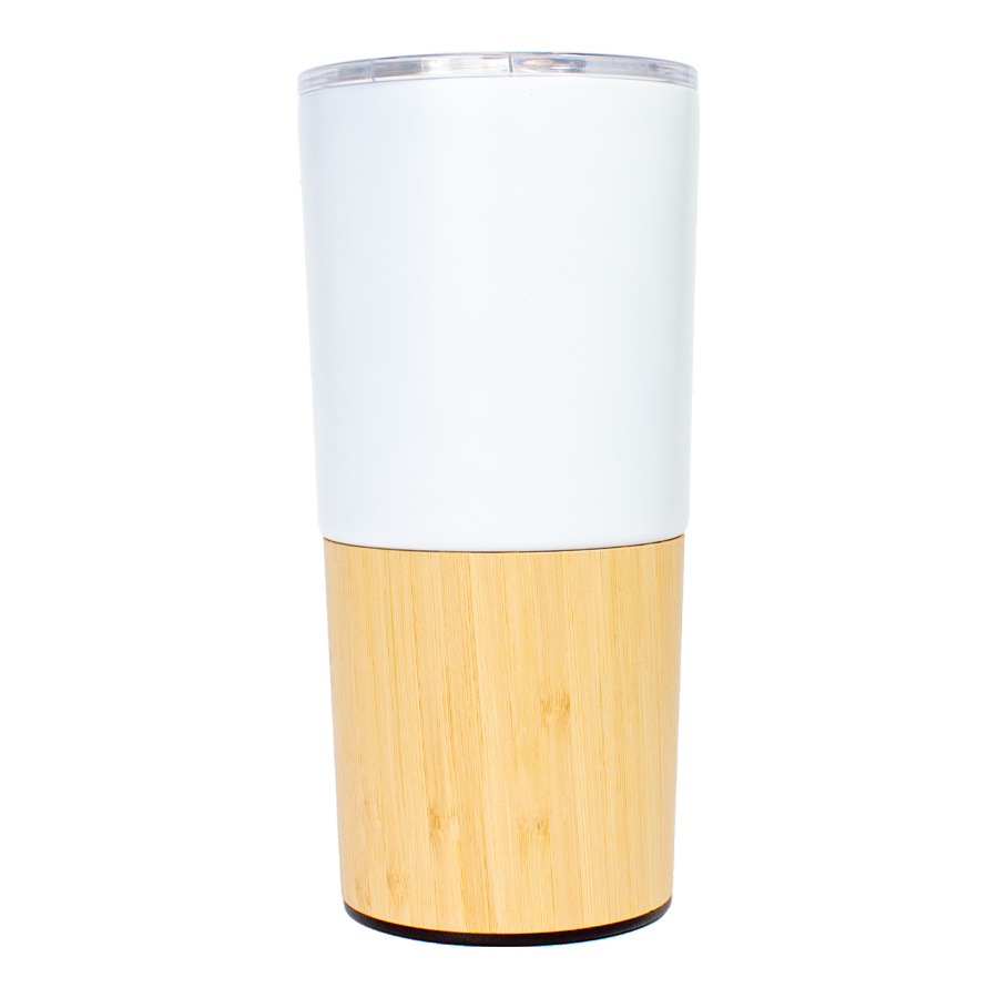 Mug metálico/bamboo «AURUS» 500cc - Imagen 2