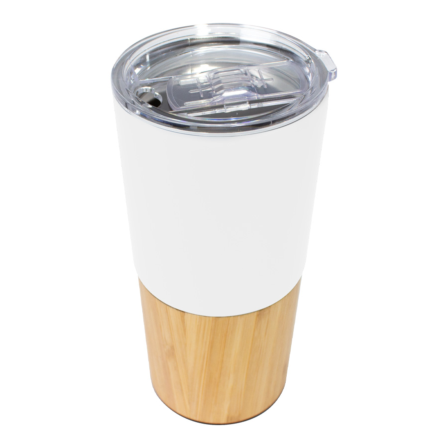 Mug metálico/bamboo «AURUS» 500cc - Imagen 3