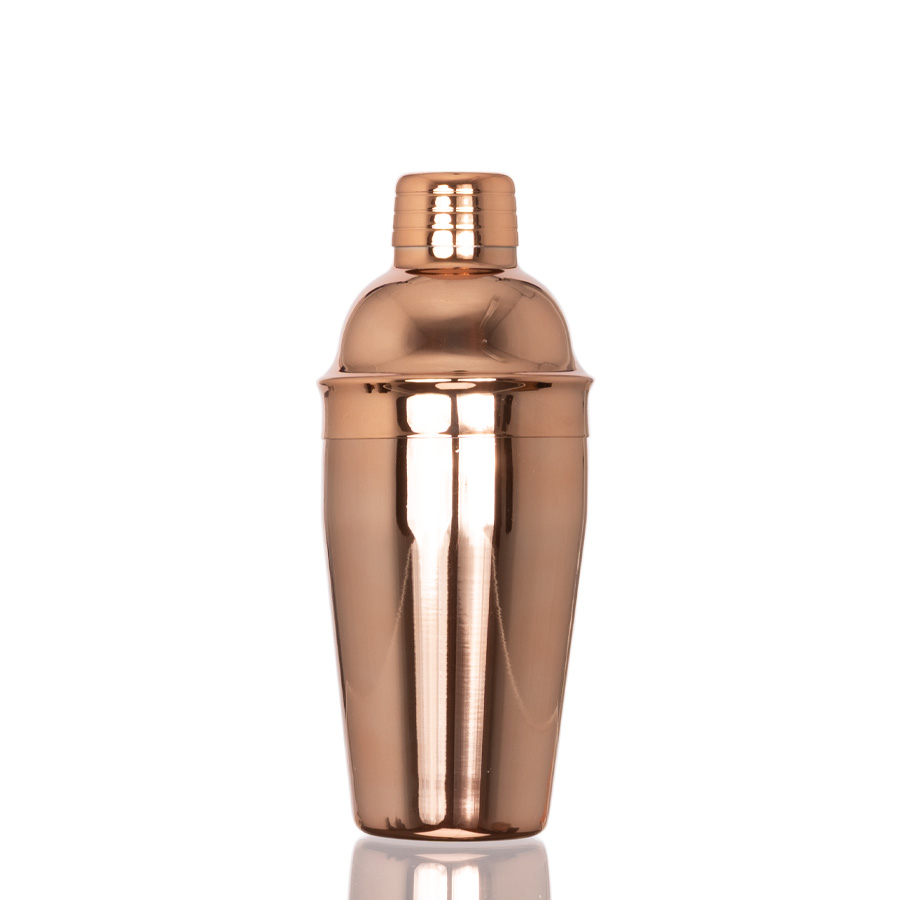 Coctelera metálica encobrizada «COPPER» 500cc