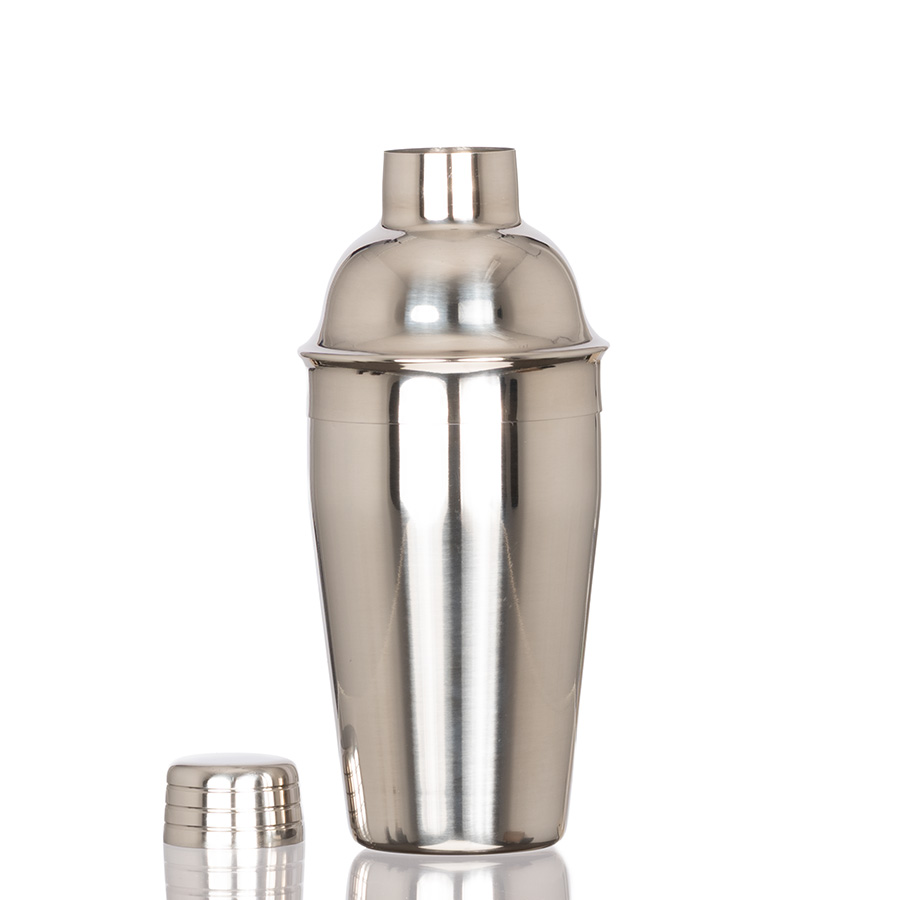 Coctelera metálica plateada «SILVER» 500cc - Imagen 2