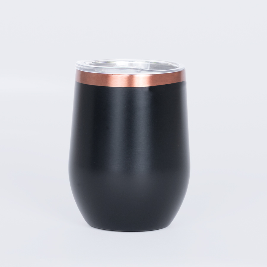 Vaso térmico negro/encobrizado «LEEDS» 350cc - Imagen 2