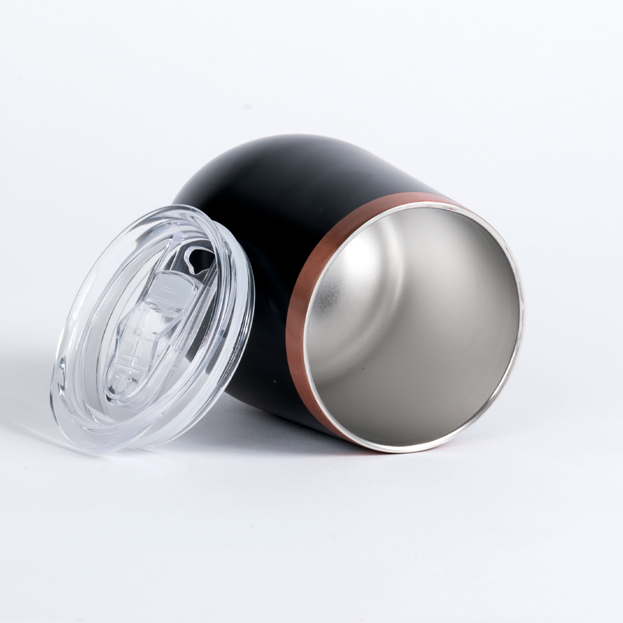 Vaso térmico negro/encobrizado «LEEDS» 350cc - Imagen 4