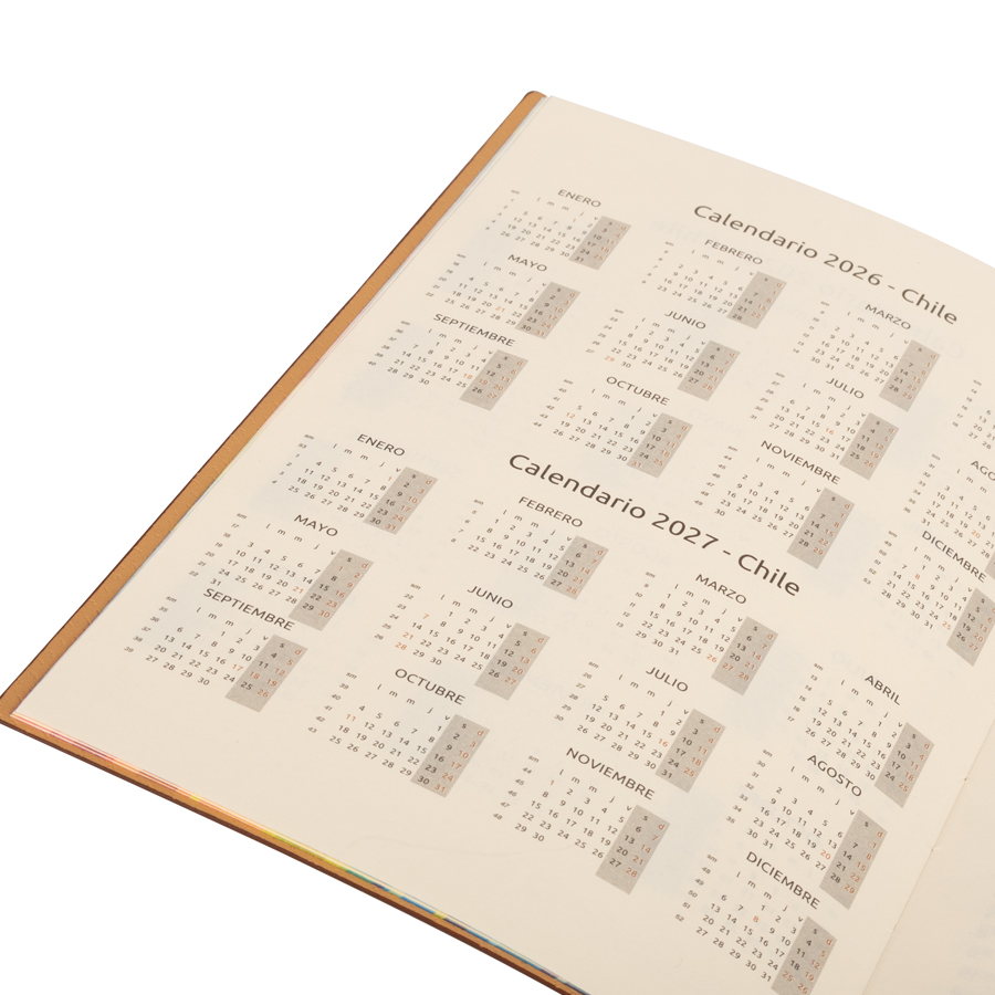 Agenda – Memo – Calendario «THOMSON» de Eco-Cuero - Imagen 7