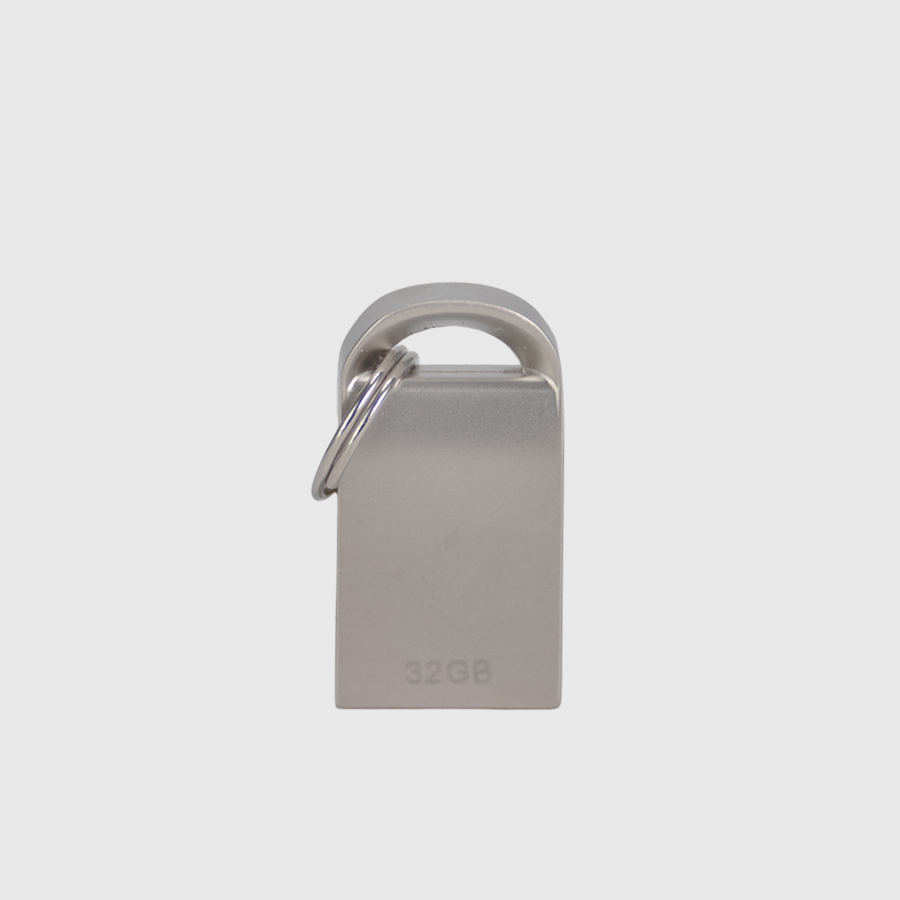 USB 2.0 Mini-Pendrive «Lock» de Acero inoxidable 32GB - Imagen 2